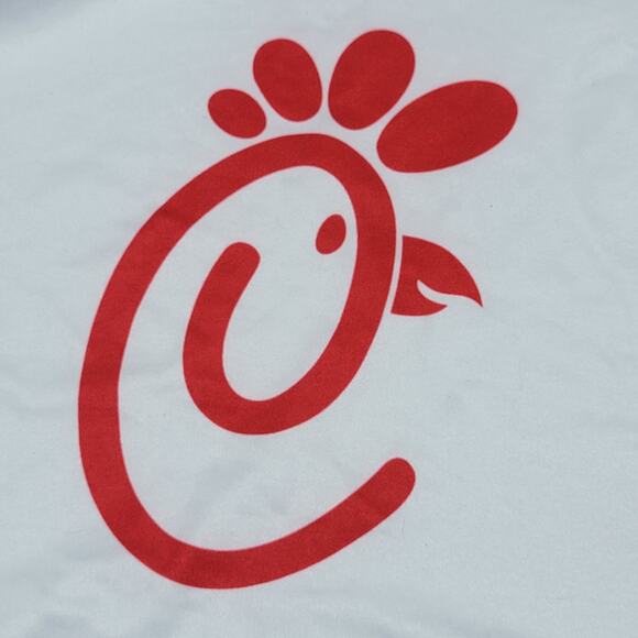2 Pc Chick-fil-A Infant White & Red Logo Tee & Bottoms Set - Size 12-18M (XS) - Picture 3 of 6